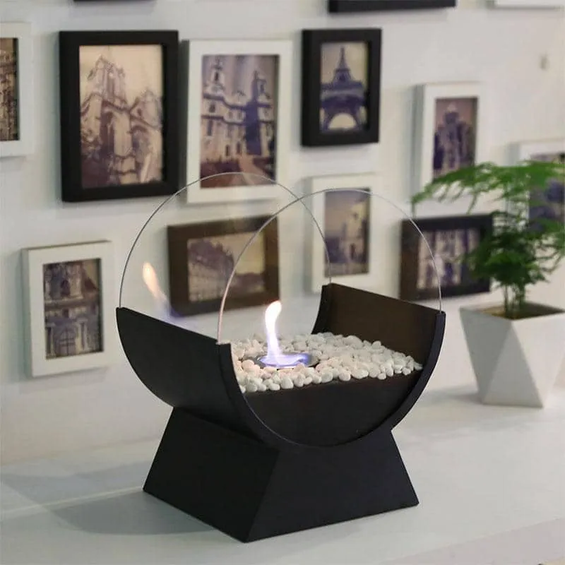 13.5" Tall Portable Tabletop Fireplace