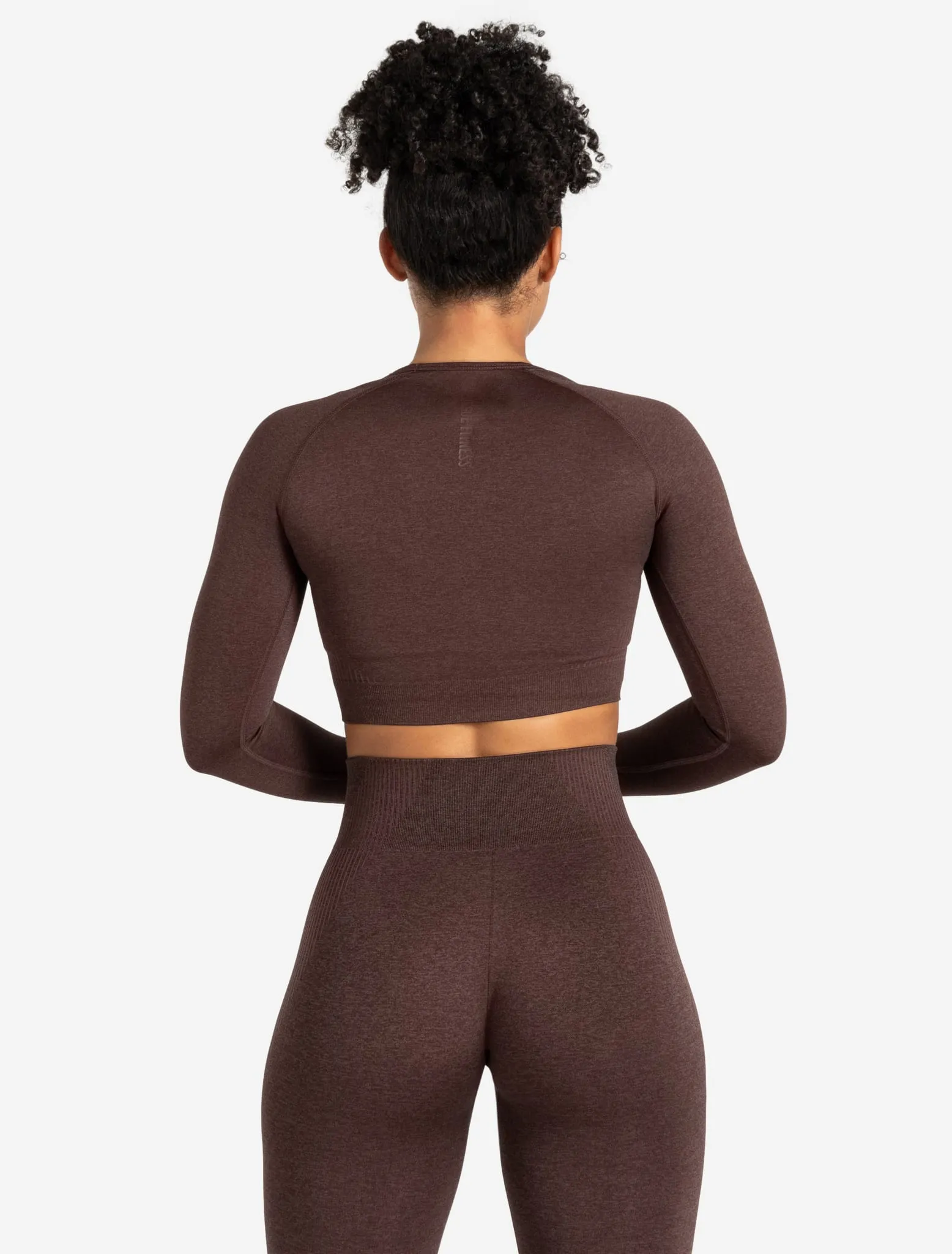 ADAPT 2.0 Seamless Crop Top - Cherry Brown