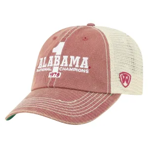 Alabama Crimson Tide TOW 40th Anniversary 1978 National Champions Mesh Hat Cap