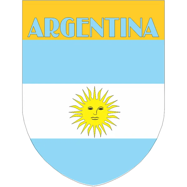 Argentina Flag Shield Style