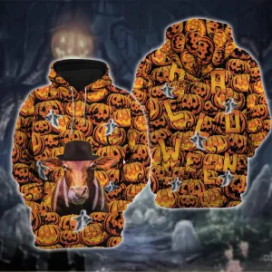 Beefmaster Cattle Halloween 3D Hoodie