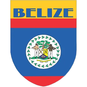 Belize Flag Shield Style