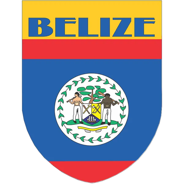 Belize Flag Shield Style