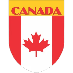 Canada Flag Shield Style