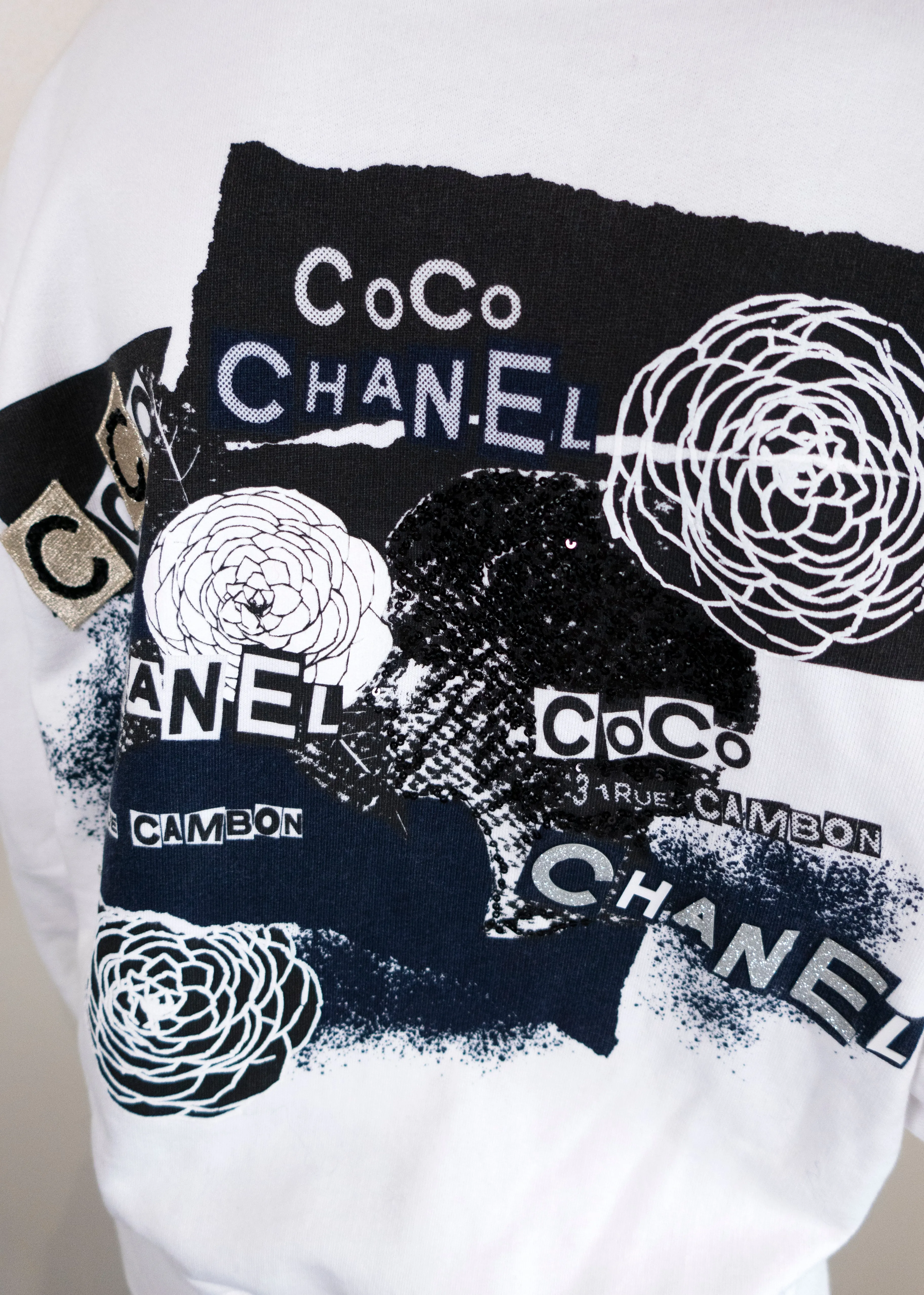 Chanel Coco Logo Cotton Hoodie