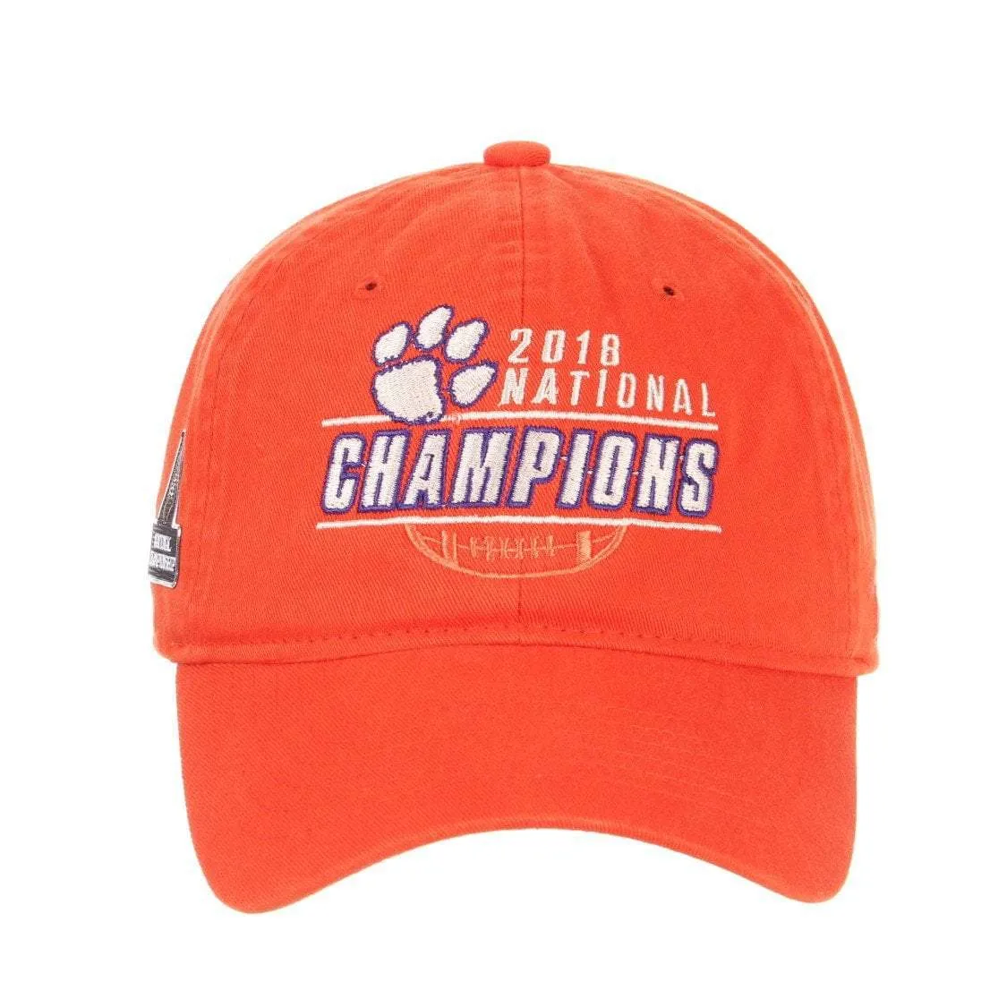 Clemson Tigers 2018-2019 Football National Champions Orange Adj Crew Hat Cap