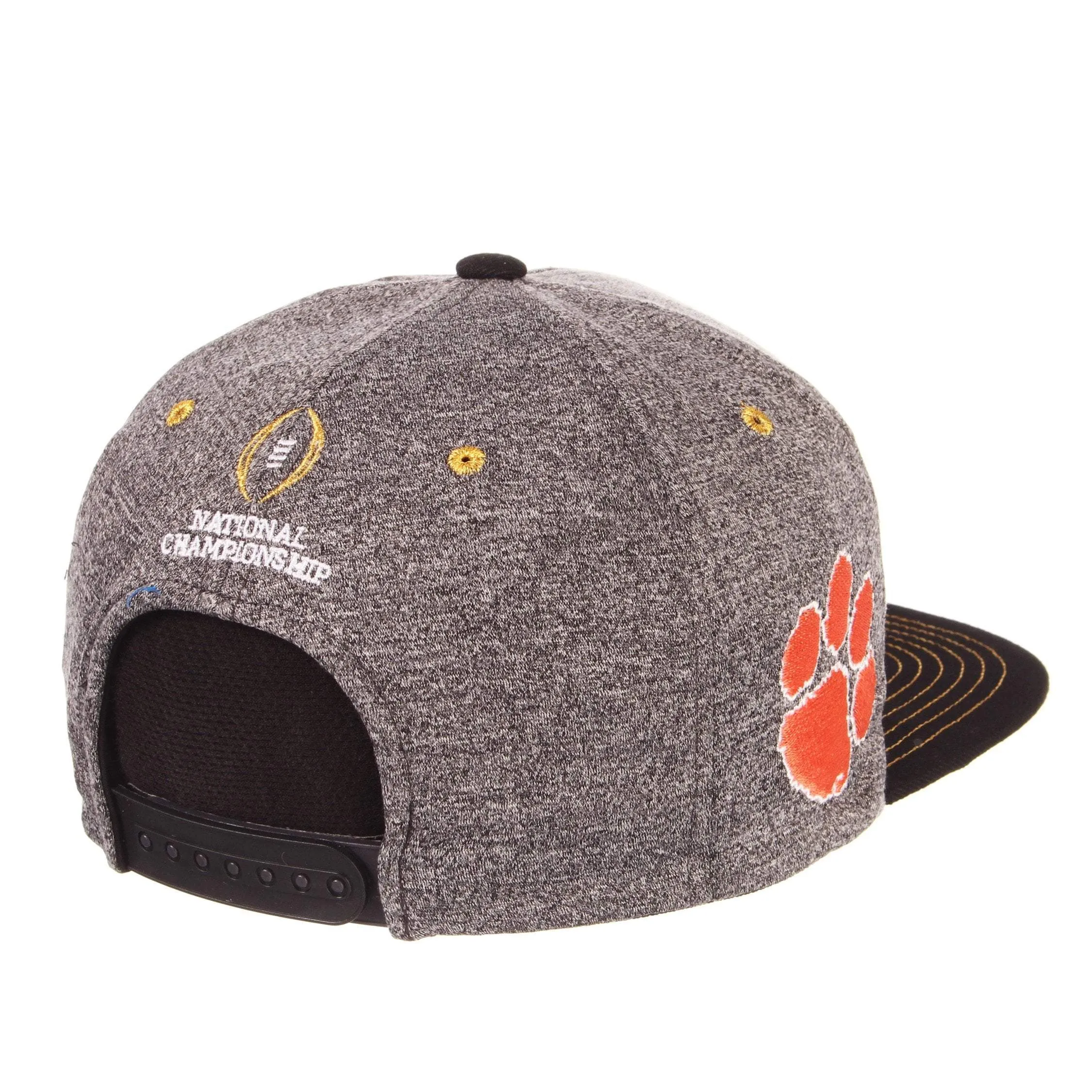 Clemson Tigers 2018-2019 Football National Champions Snapback Flat Bill Hat Cap