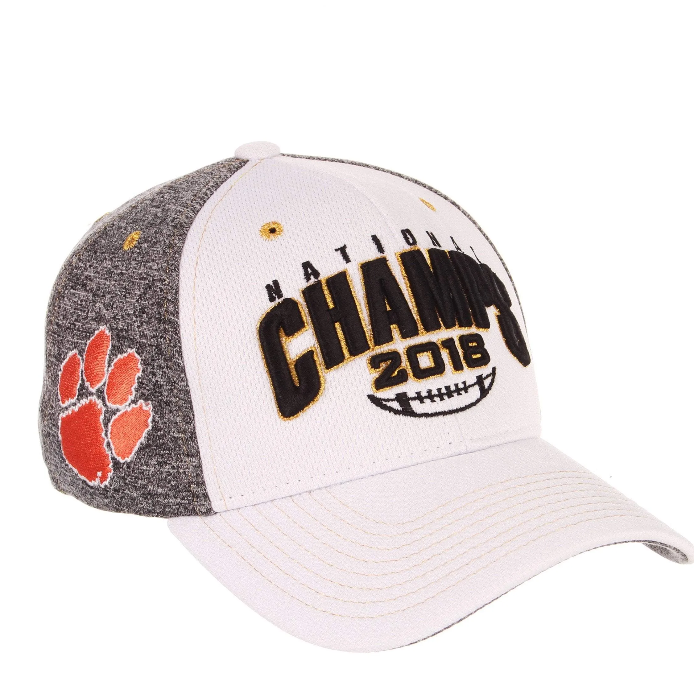 Clemson Tigers 2018-2019 Football National Champions Stretch Fit Hat Cap