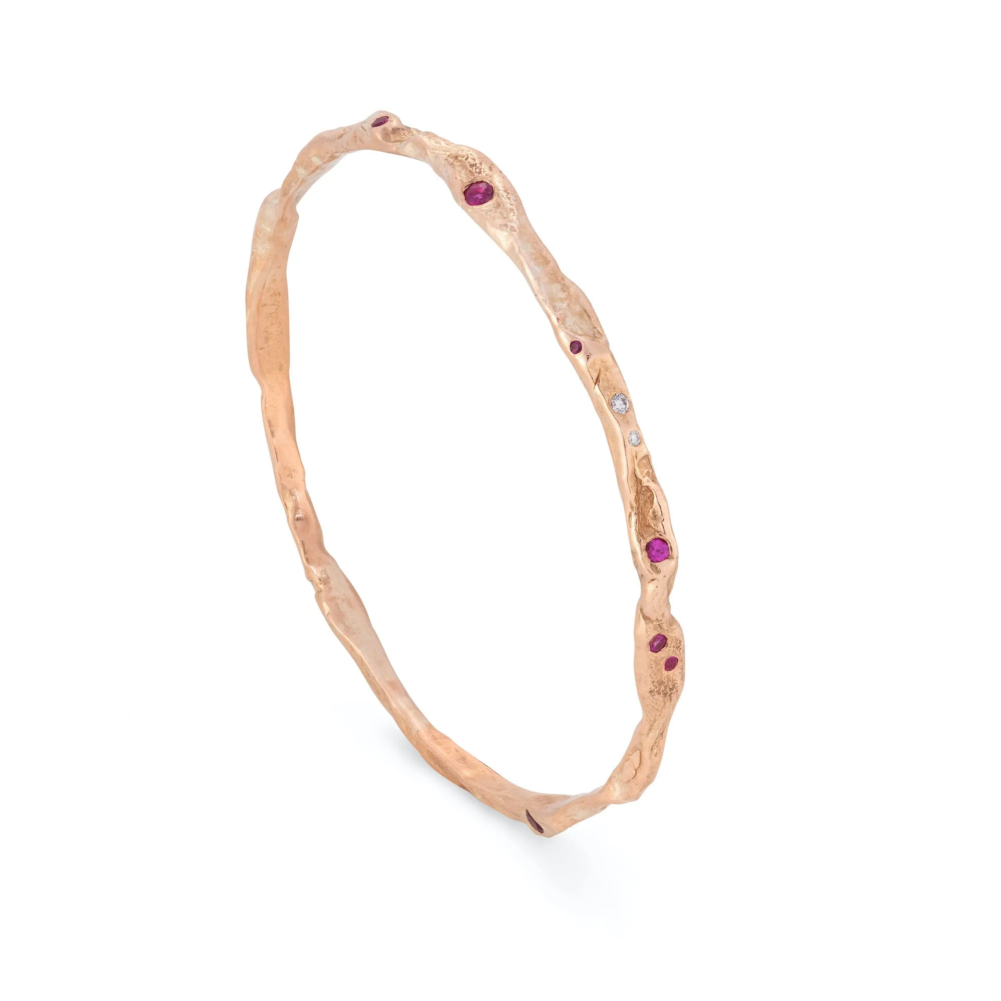 Craggy Rose Studded Bangle