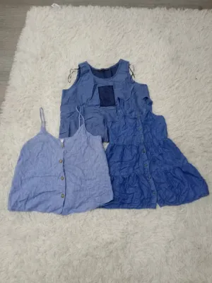 Denim Mini Tops - 17 Pieces