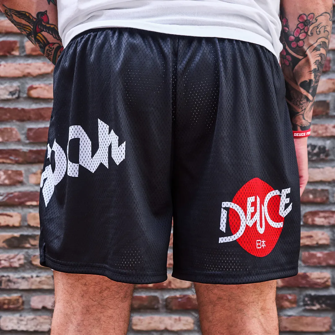 Deuce x Japan Mesh Shorts | Black - FINAL SALE