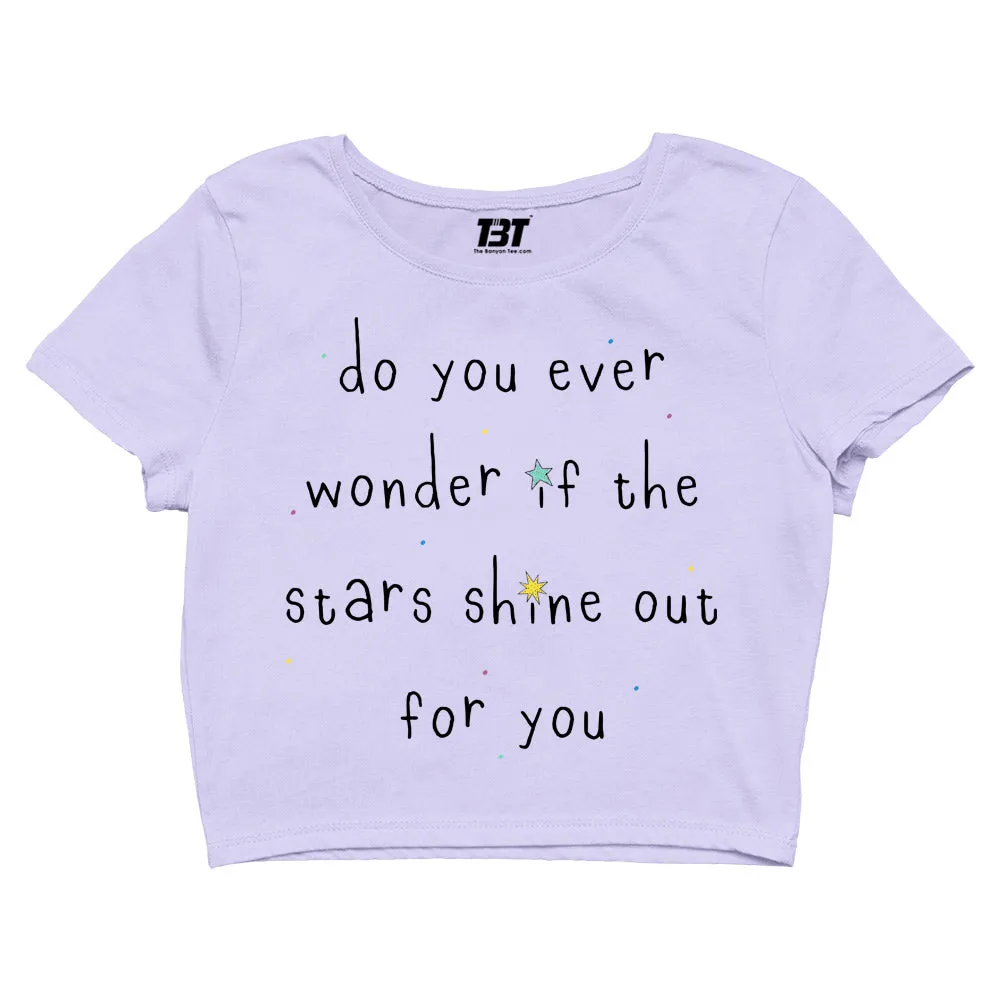 Ed Sheeran Crop Top - Do You Ever Wonder - Autumn Leaves