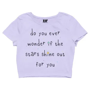 Ed Sheeran Crop Top - Do You Ever Wonder - Autumn Leaves