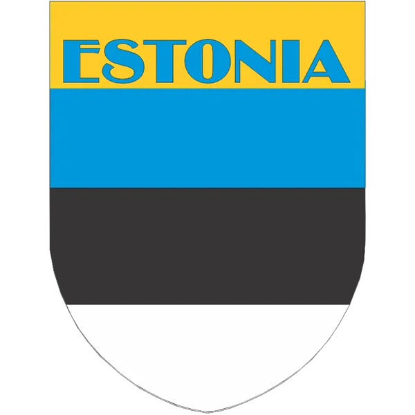 Estonia Flag Shield Style