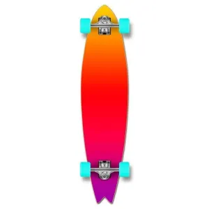 Fishtail Longboard 40 inch Gradient Pink from Punked - Complete