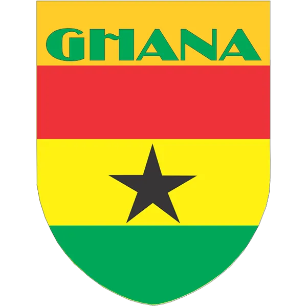 Ghana Flag Shield Style