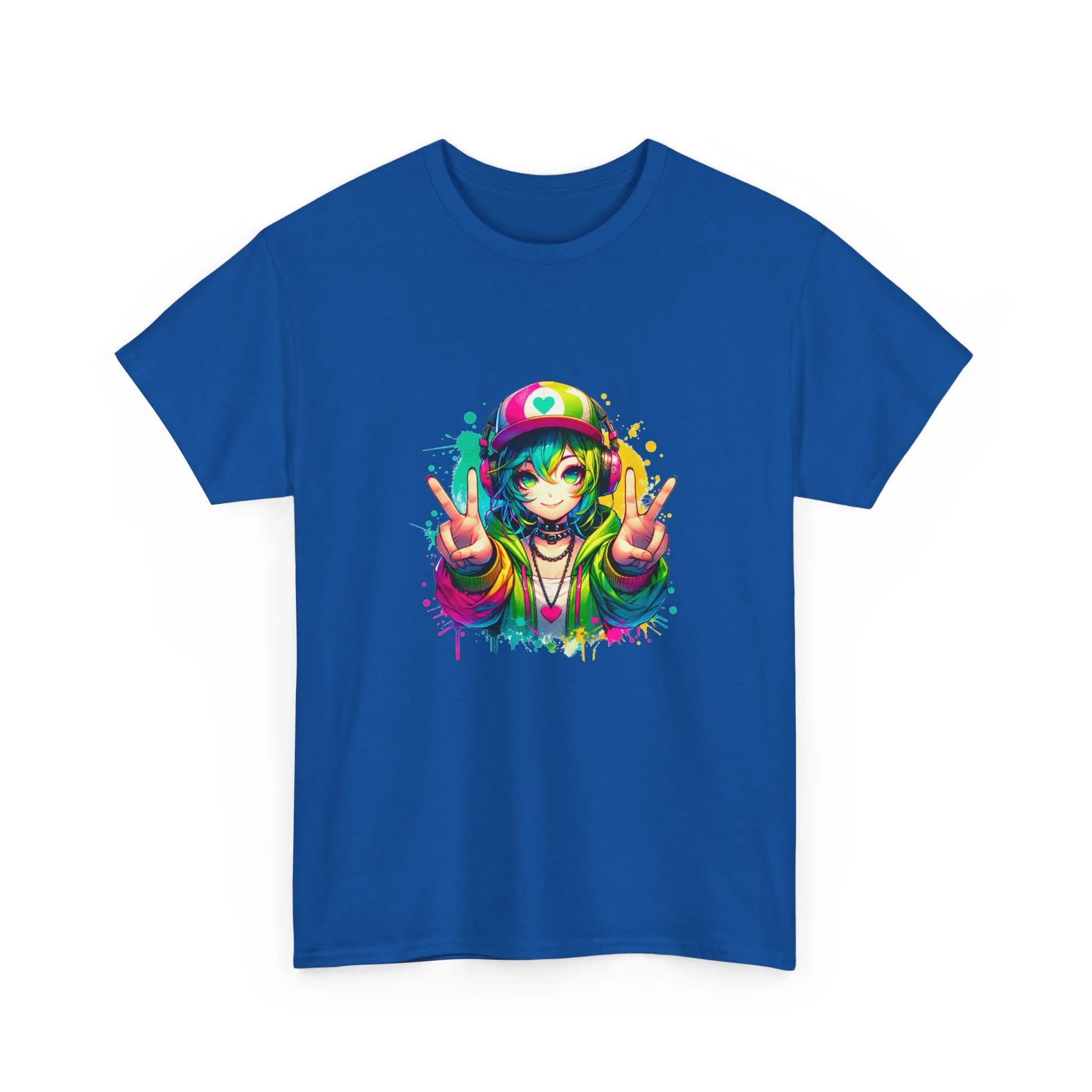 Graffiti Anime Girls Unisex Heavy Cotton Tee