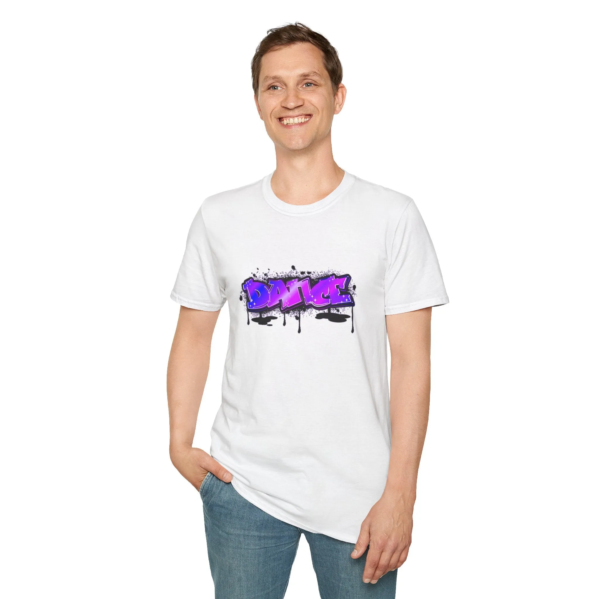 Graffiti Dance Unisex Softstyle T-Shirt