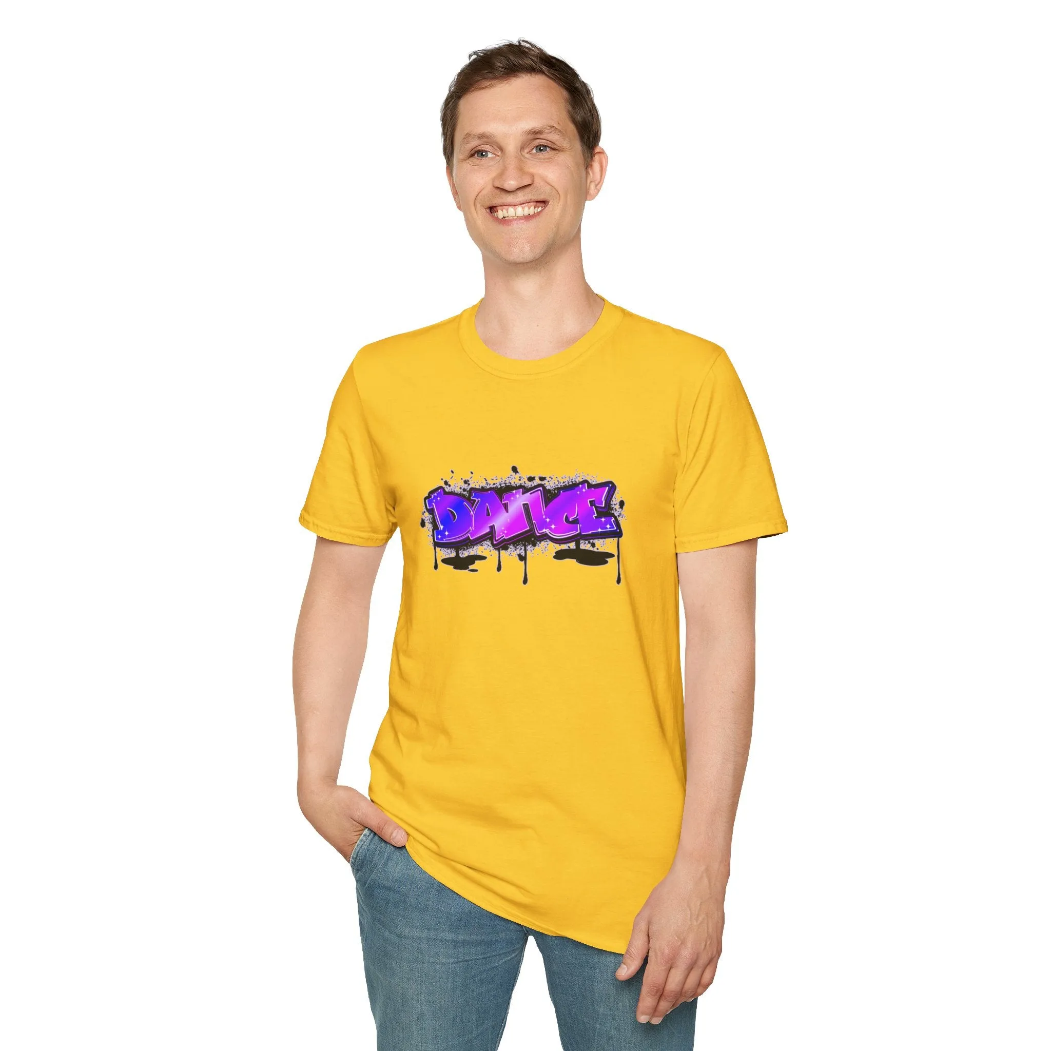 Graffiti Dance Unisex Softstyle T-Shirt