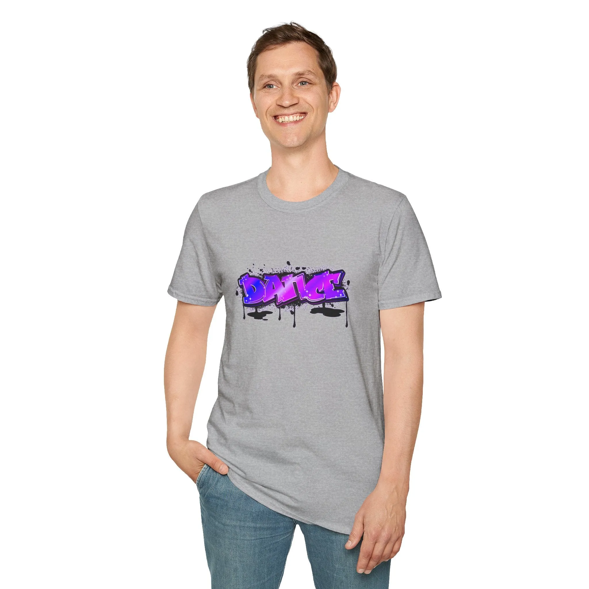 Graffiti Dance Unisex Softstyle T-Shirt