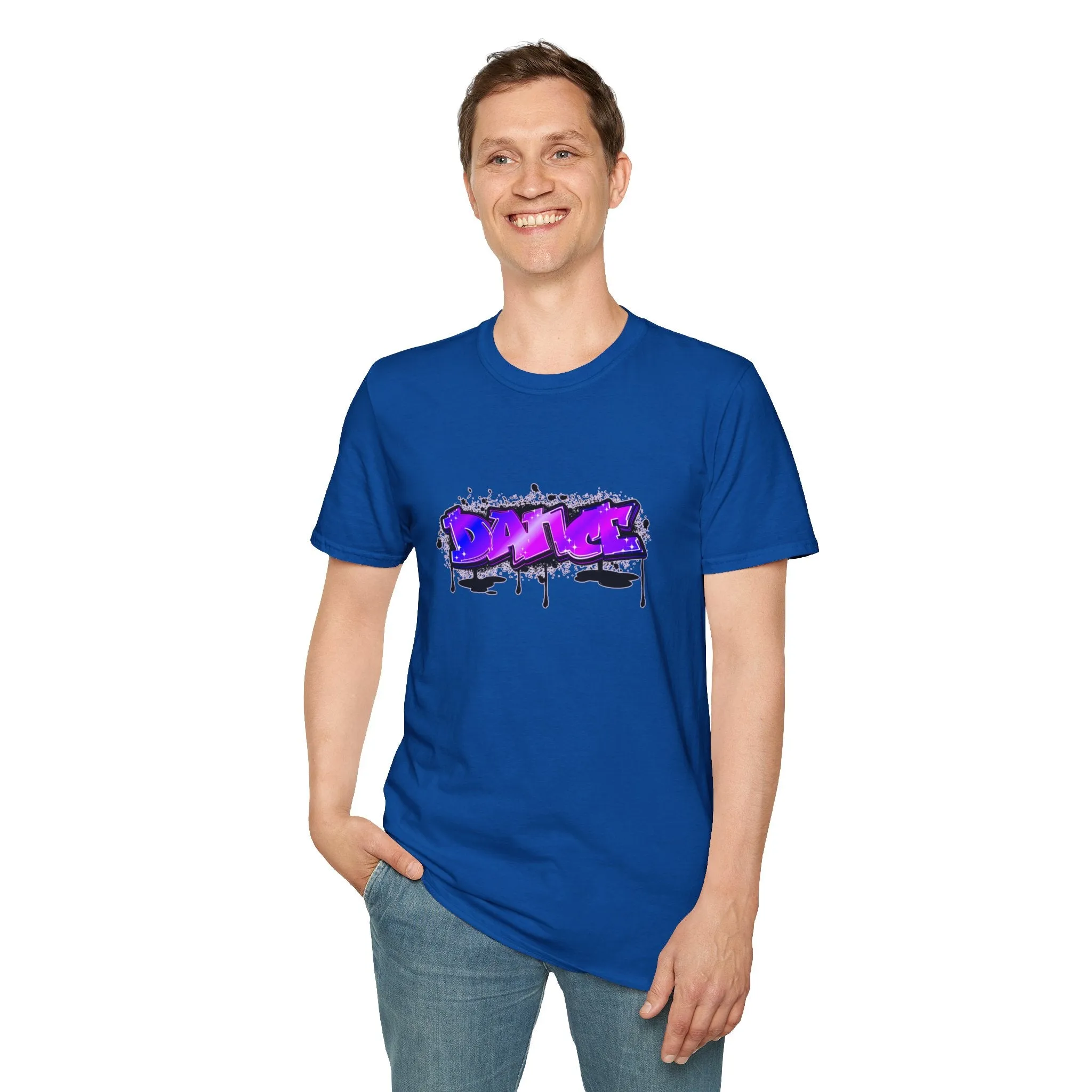 Graffiti Dance Unisex Softstyle T-Shirt