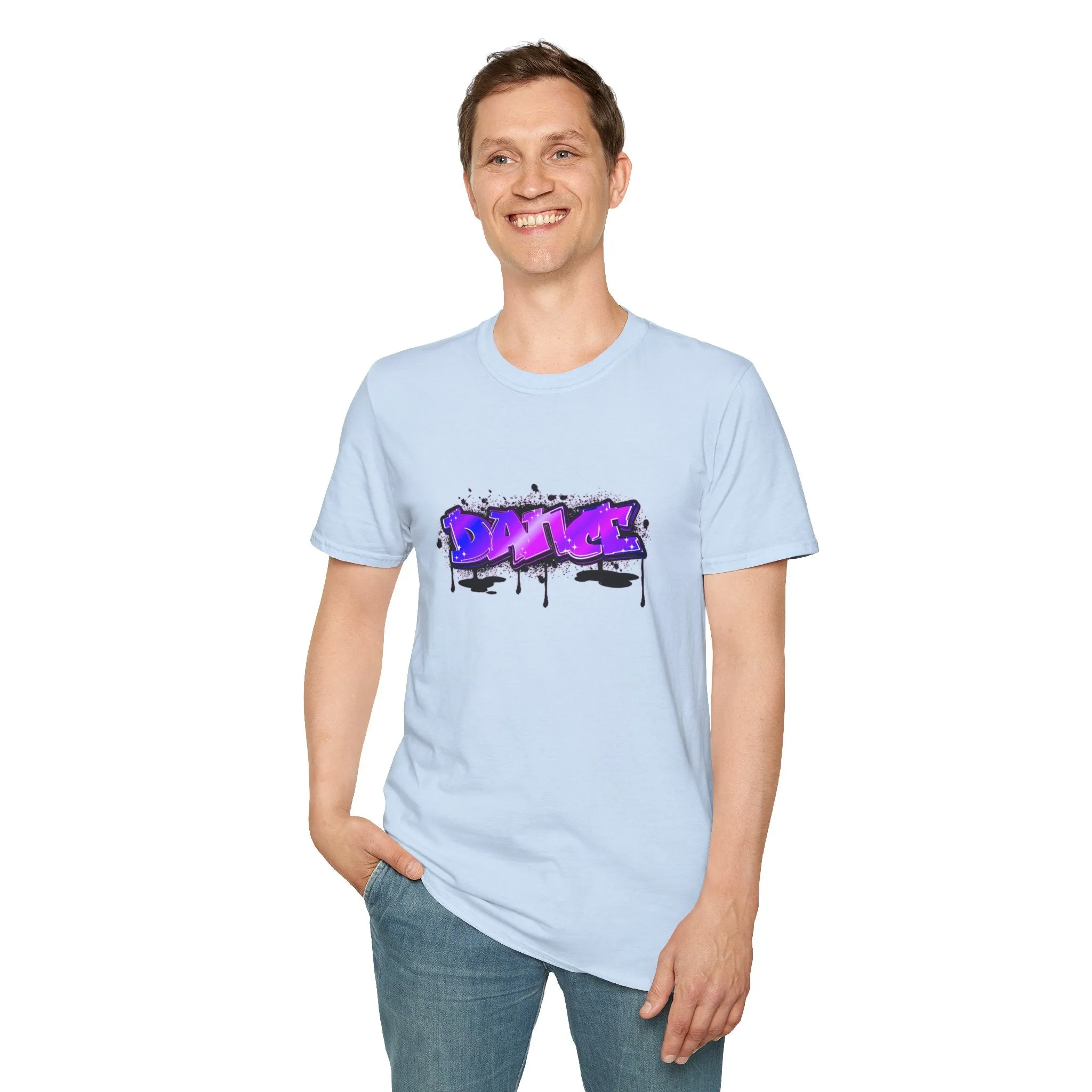 Graffiti Dance Unisex Softstyle T-Shirt