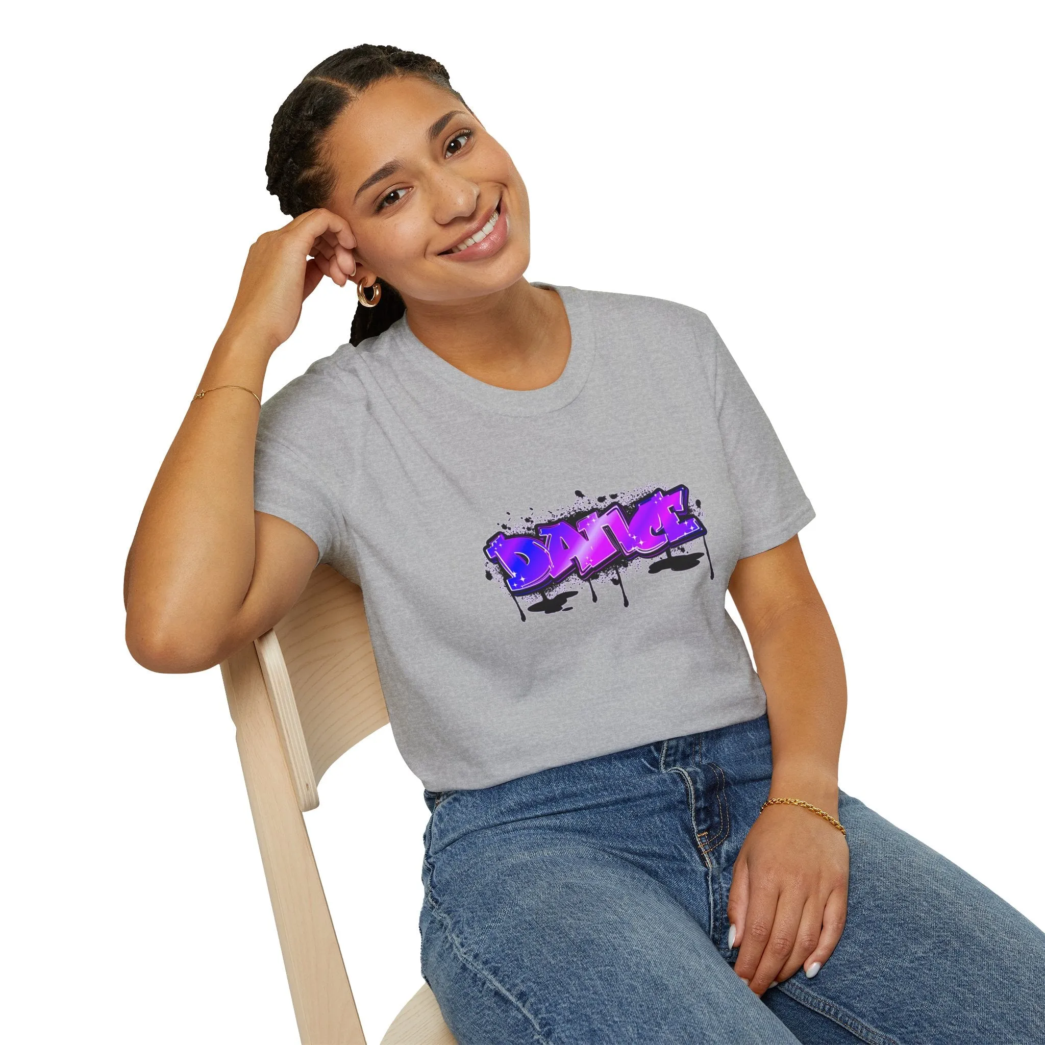 Graffiti Dance Unisex Softstyle T-Shirt