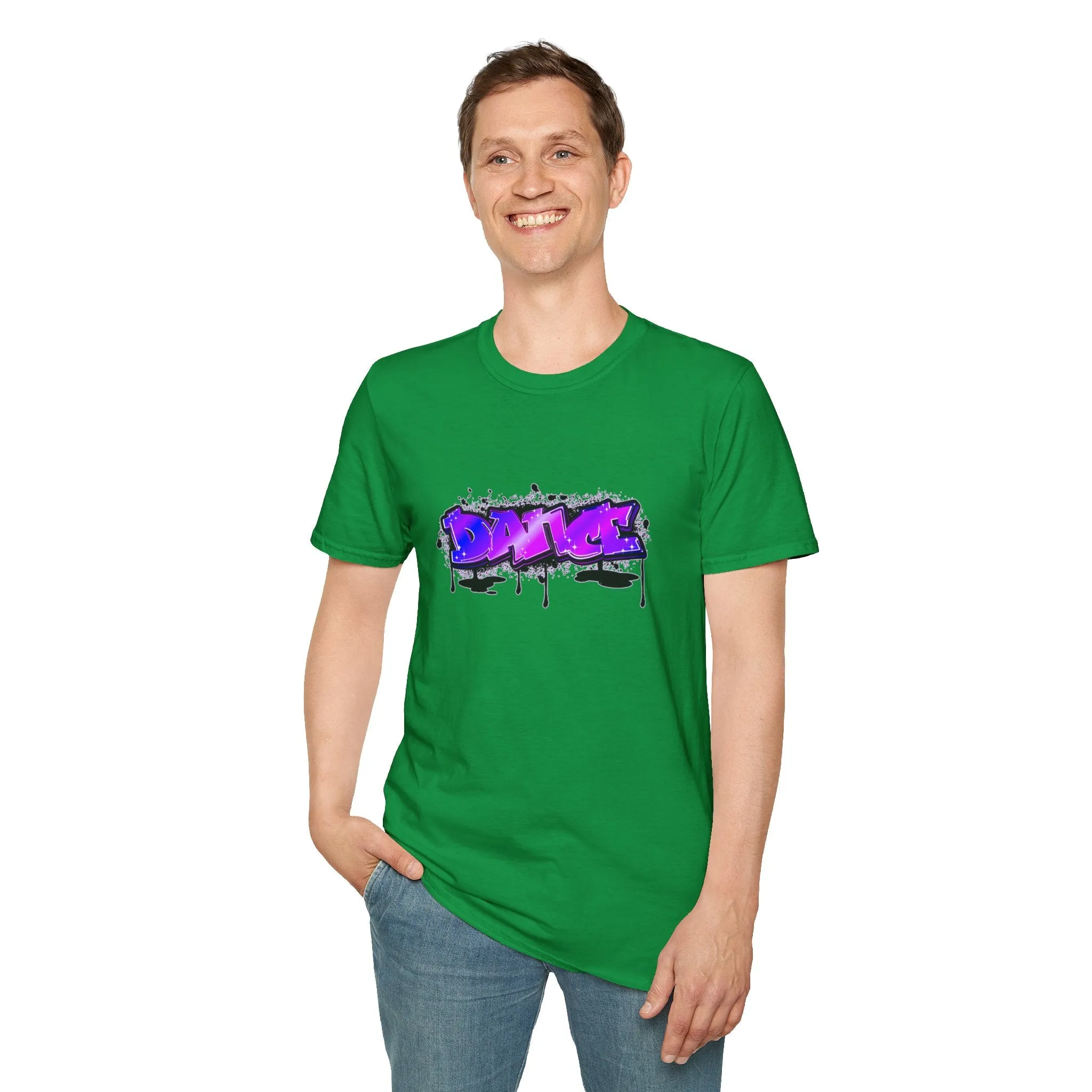 Graffiti Dance Unisex Softstyle T-Shirt