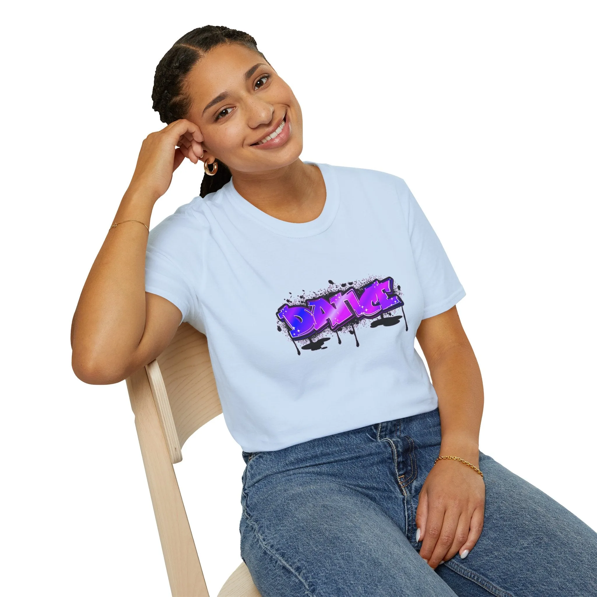 Graffiti Dance Unisex Softstyle T-Shirt