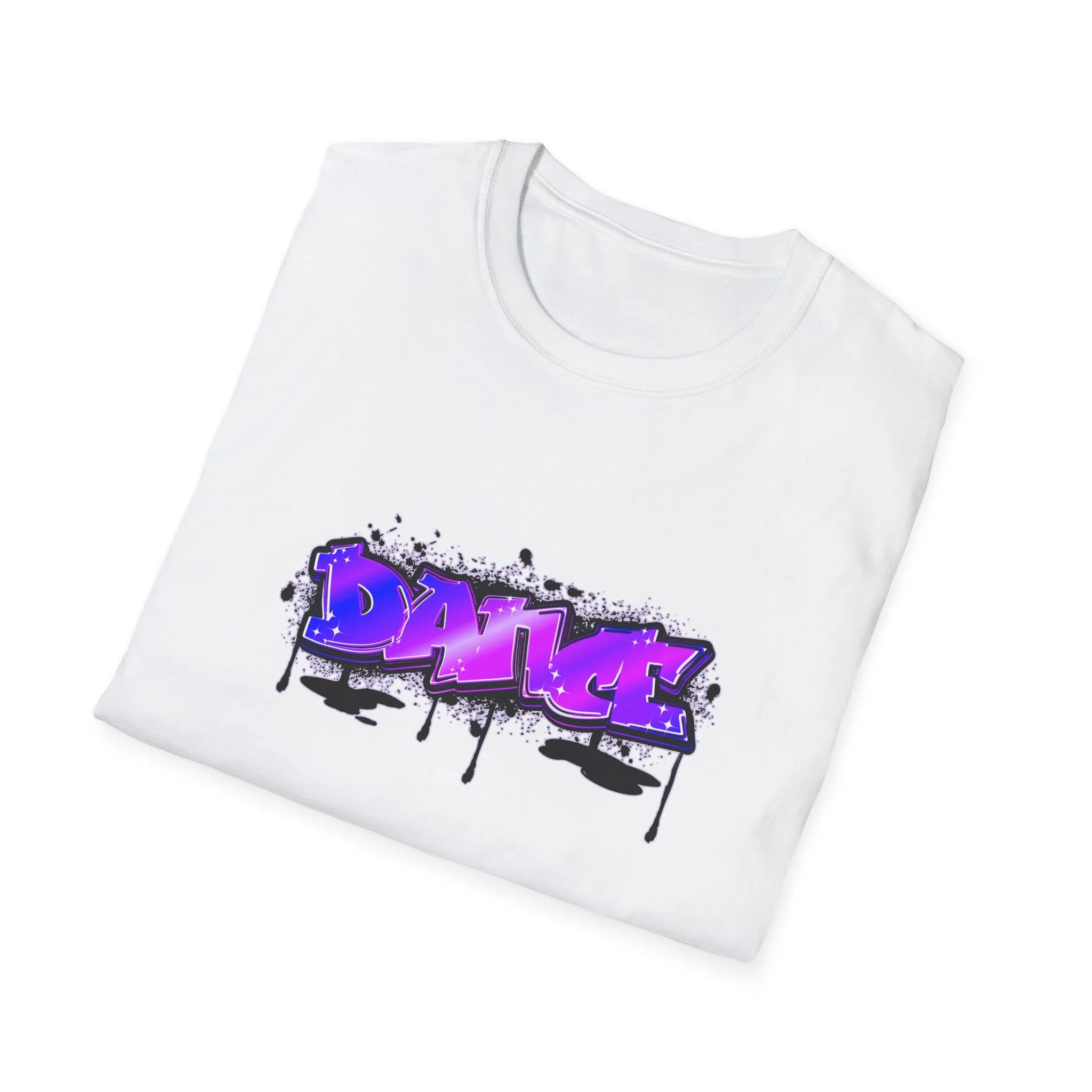 Graffiti Dance Unisex Softstyle T-Shirt