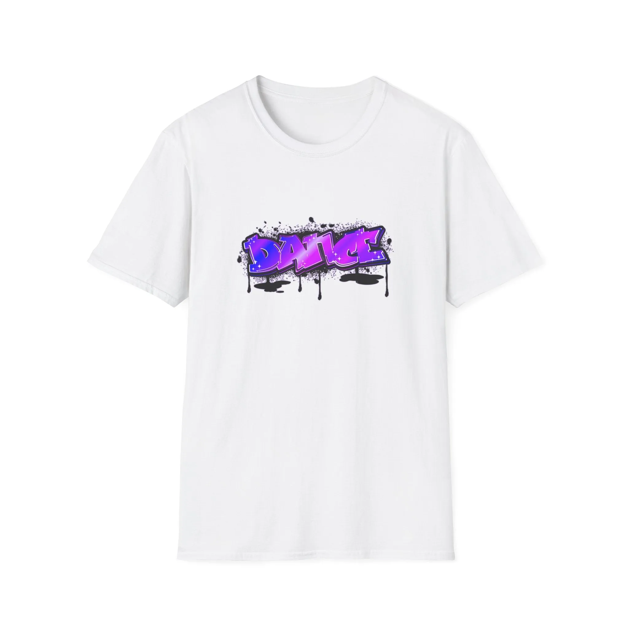 Graffiti Dance Unisex Softstyle T-Shirt