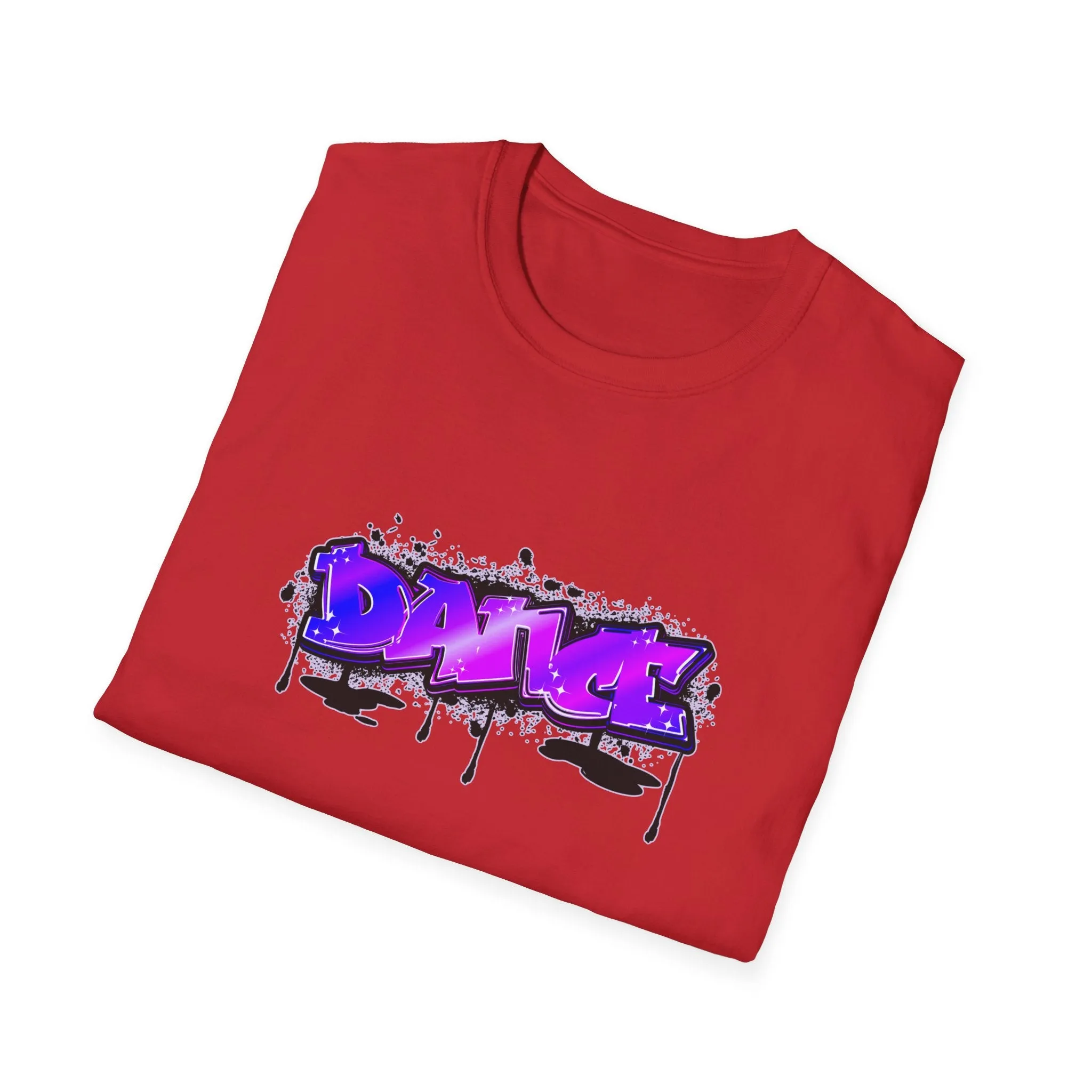 Graffiti Dance Unisex Softstyle T-Shirt