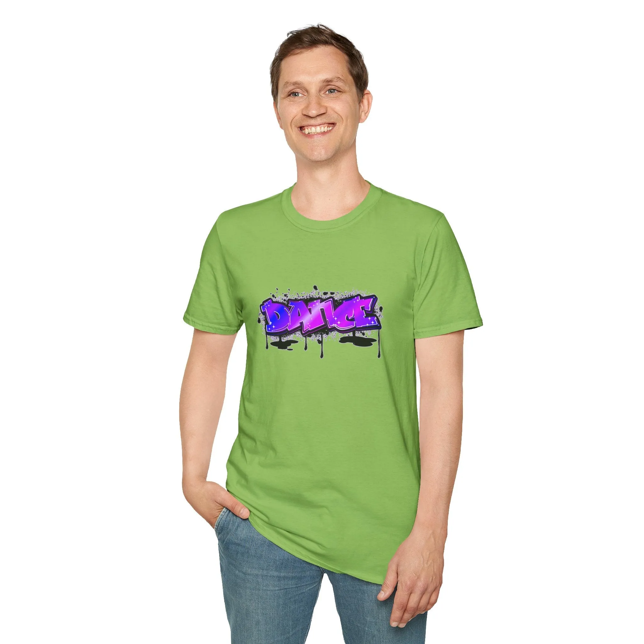 Graffiti Dance Unisex Softstyle T-Shirt