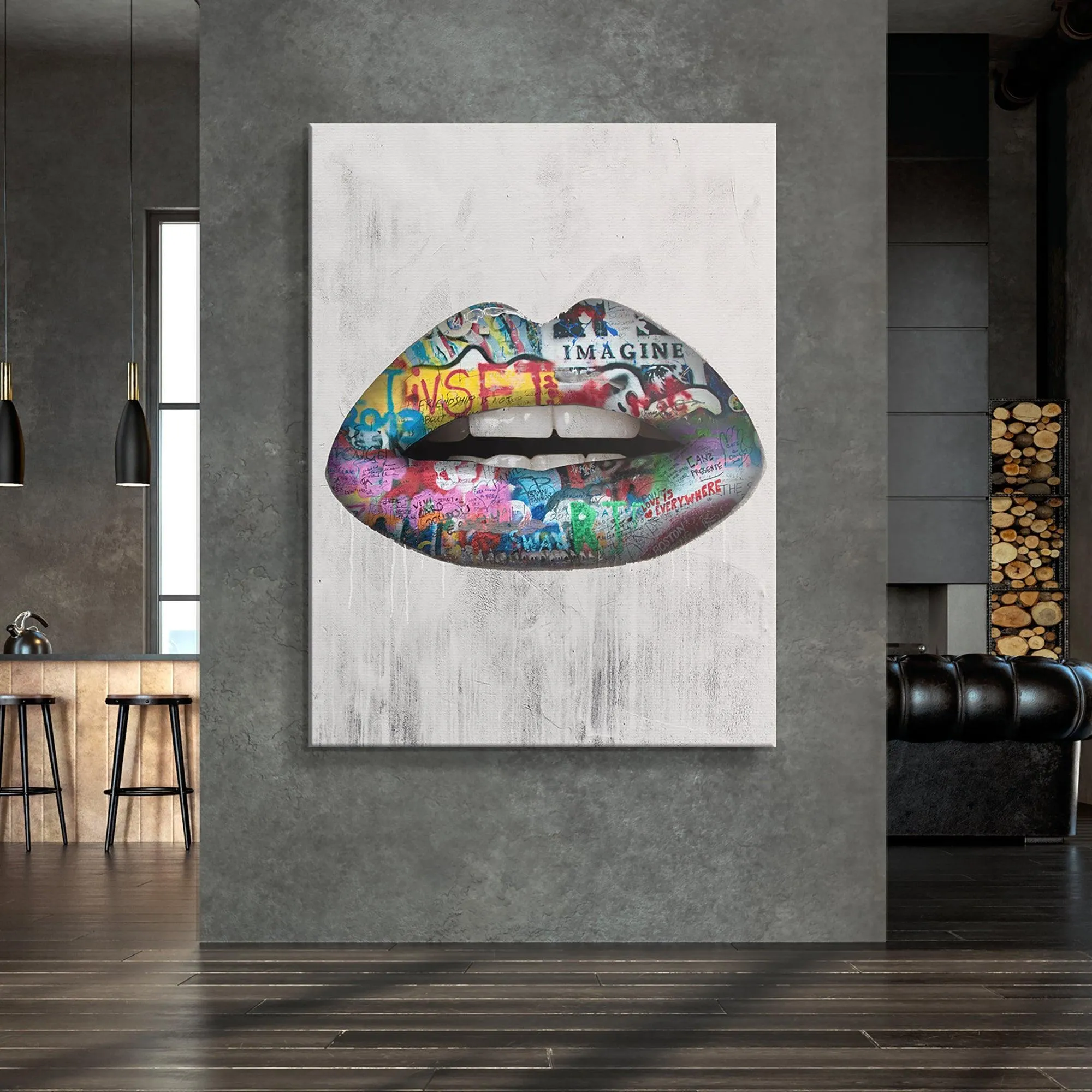 Graffiti Lips