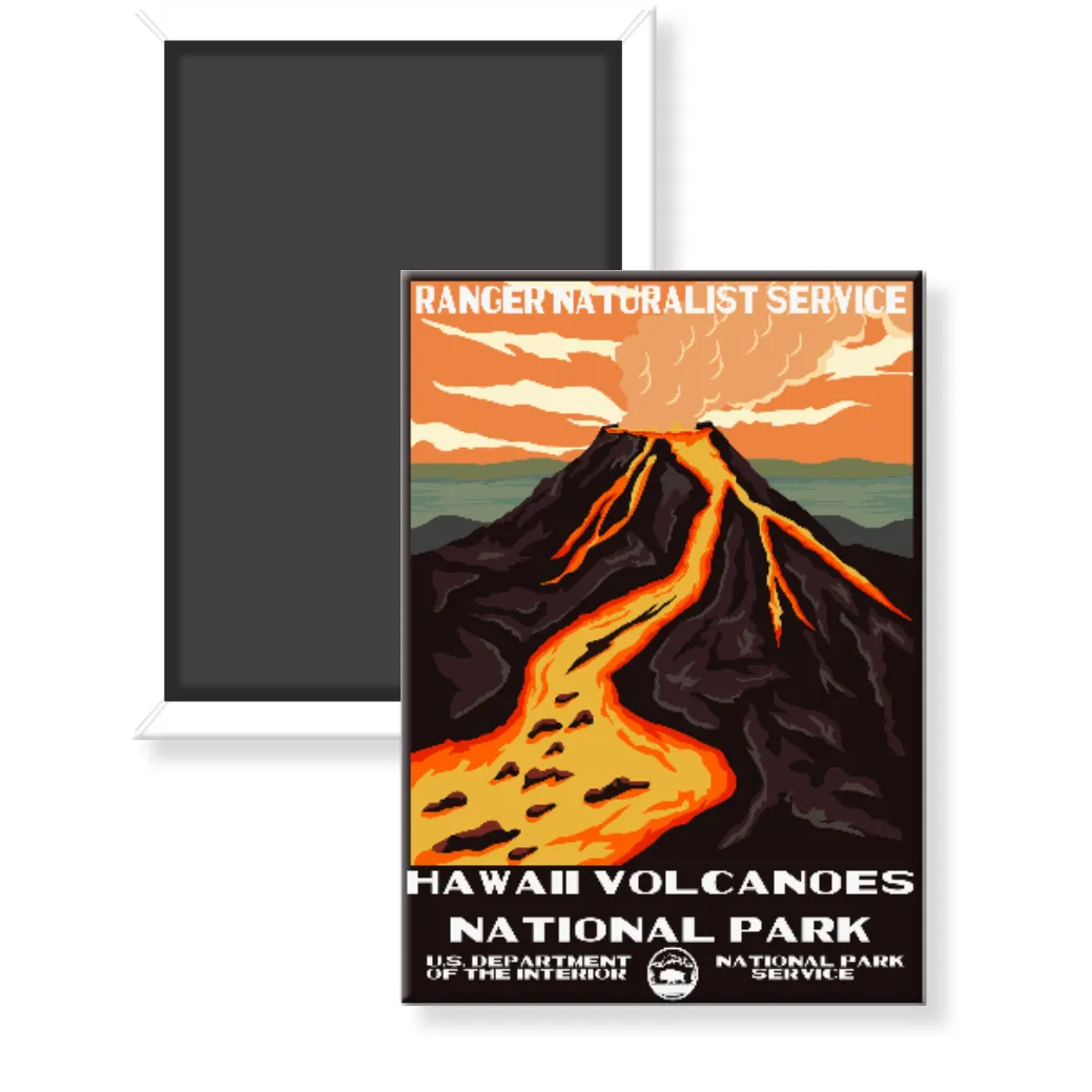 Hawaii Volcanoes National Park WPA Magnet