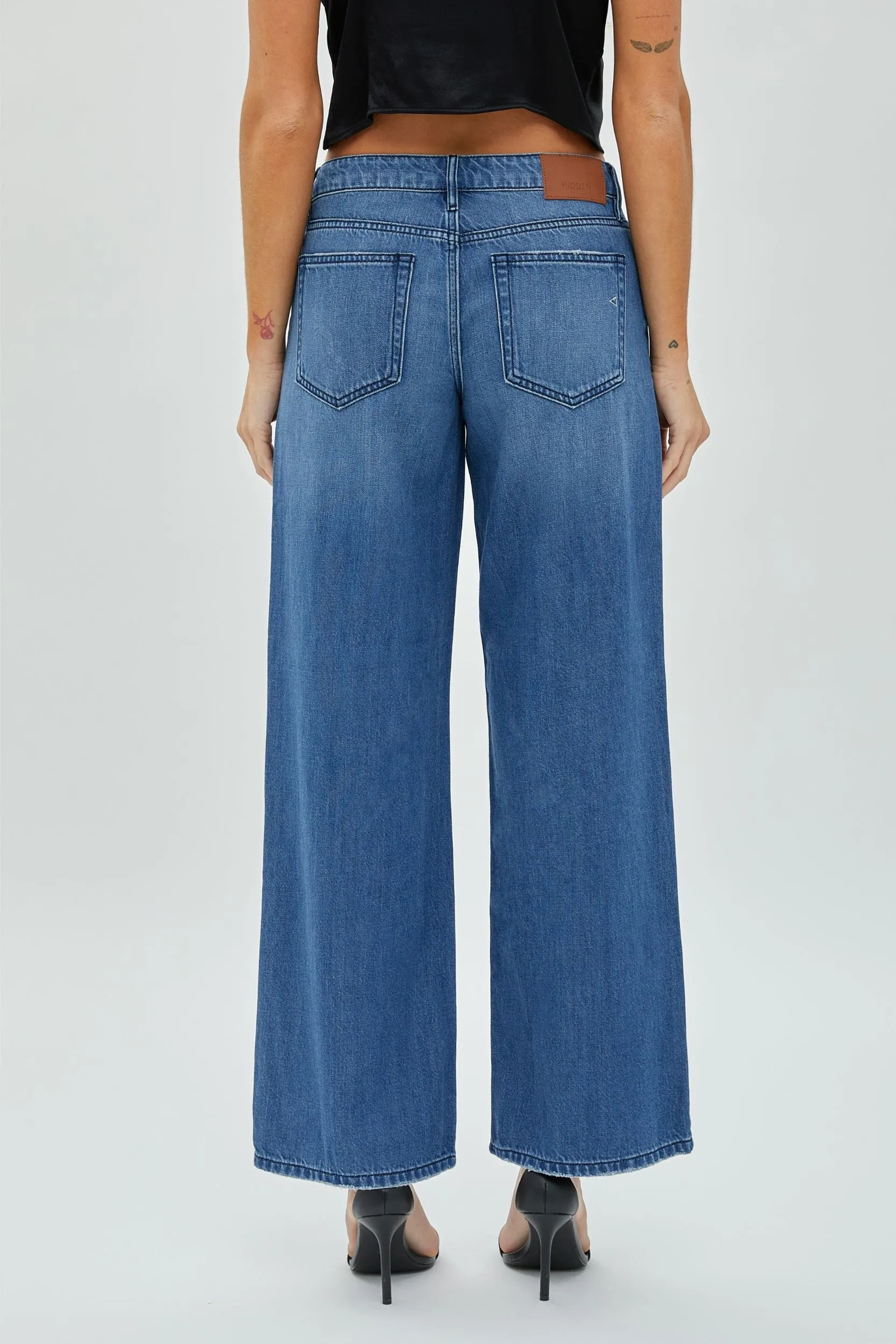 Hidden Nori High Wasted Wide Leg Jeans