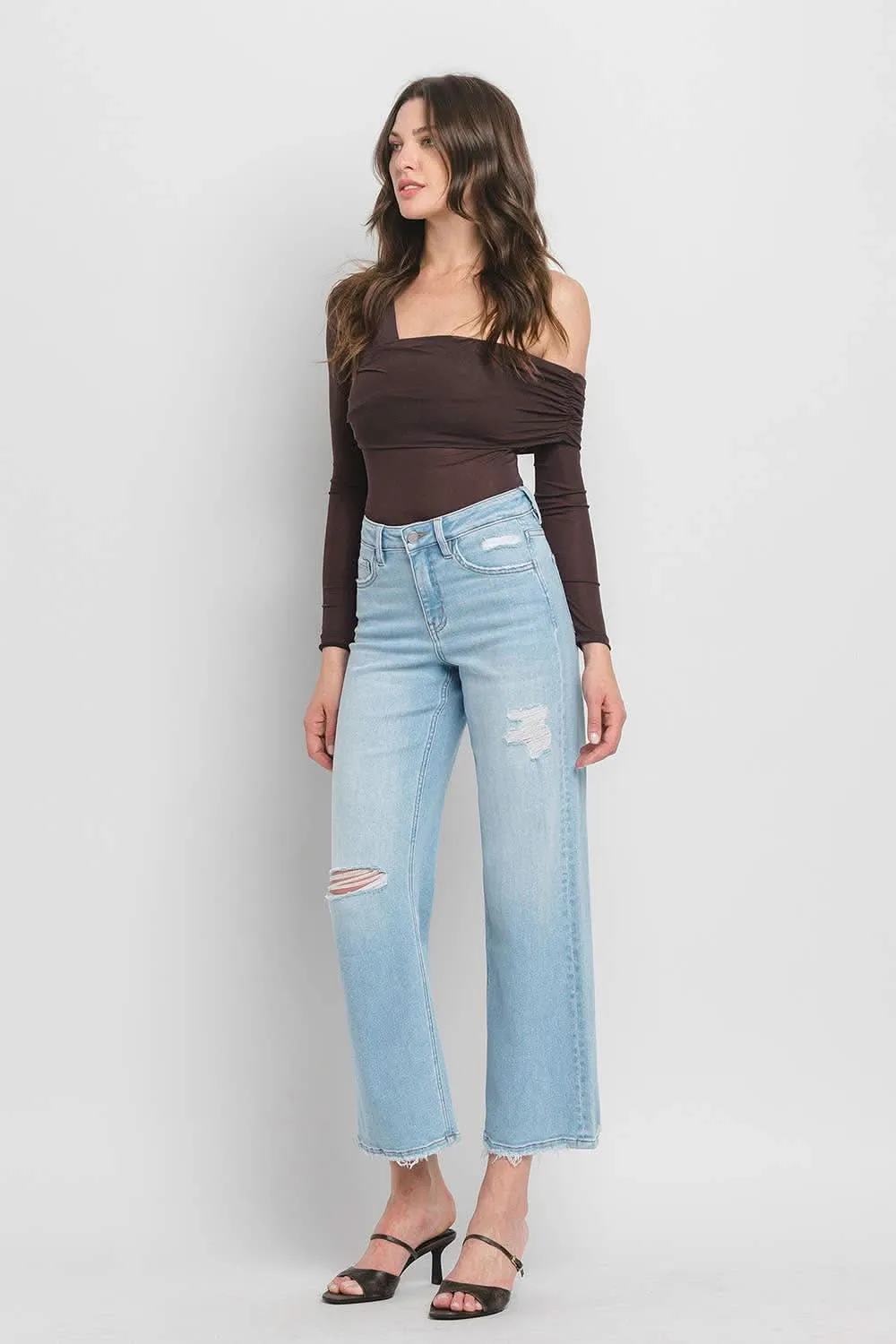 High Rise Wide Leg Jeans