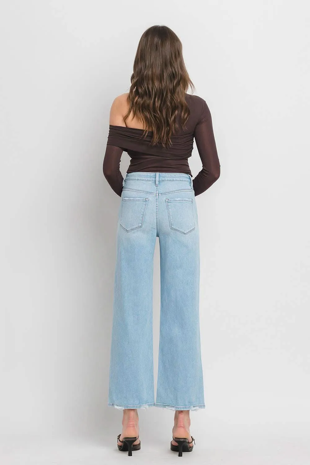 High Rise Wide Leg Jeans