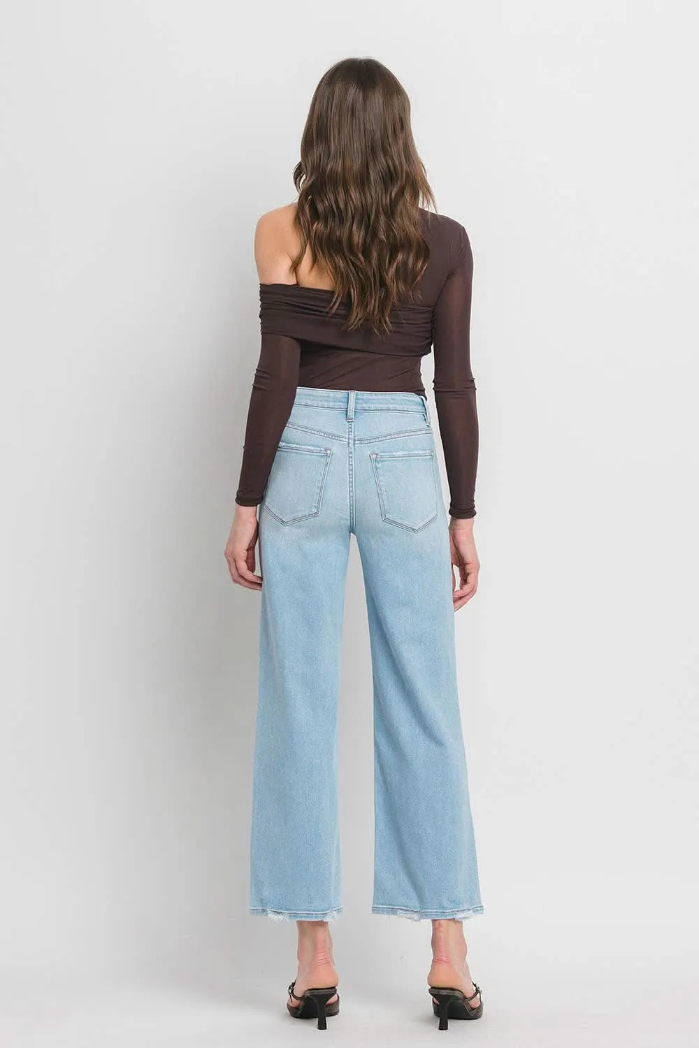 High Rise Wide Leg Jeans