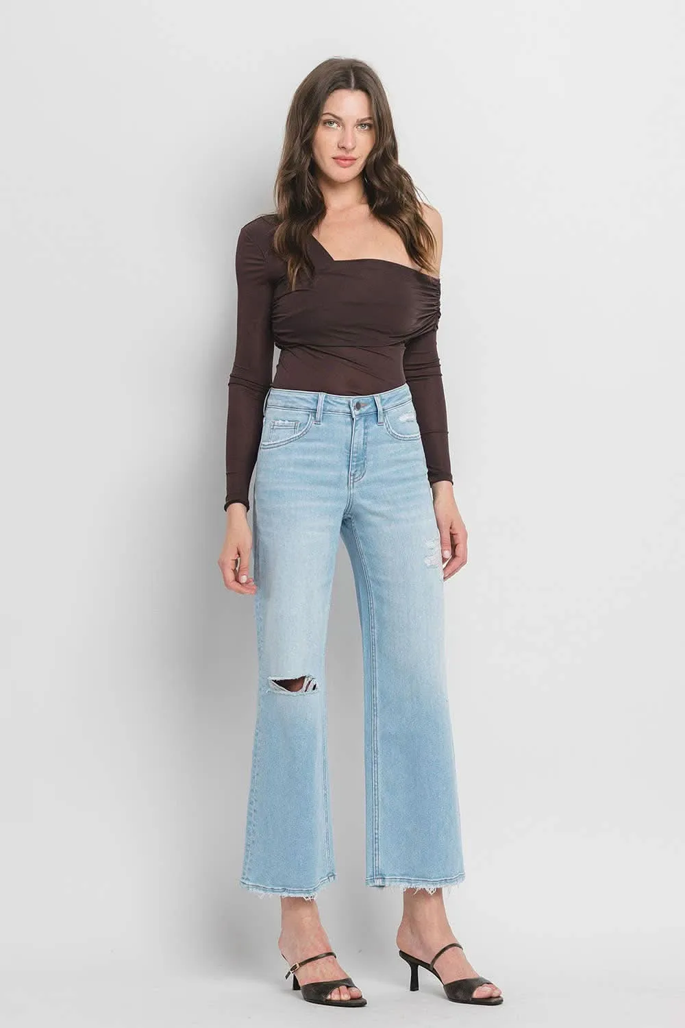 High Rise Wide Leg Jeans