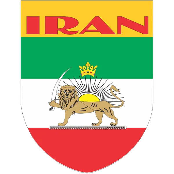 Iran Old Flag Shield Style