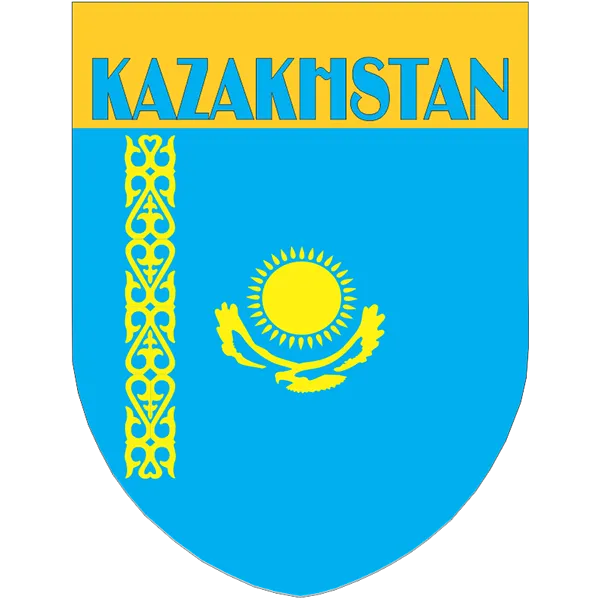 Kazakhstan Flag Shield Style