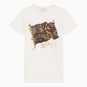 Kid's Animalier Patchwork Print Logo T Shirt