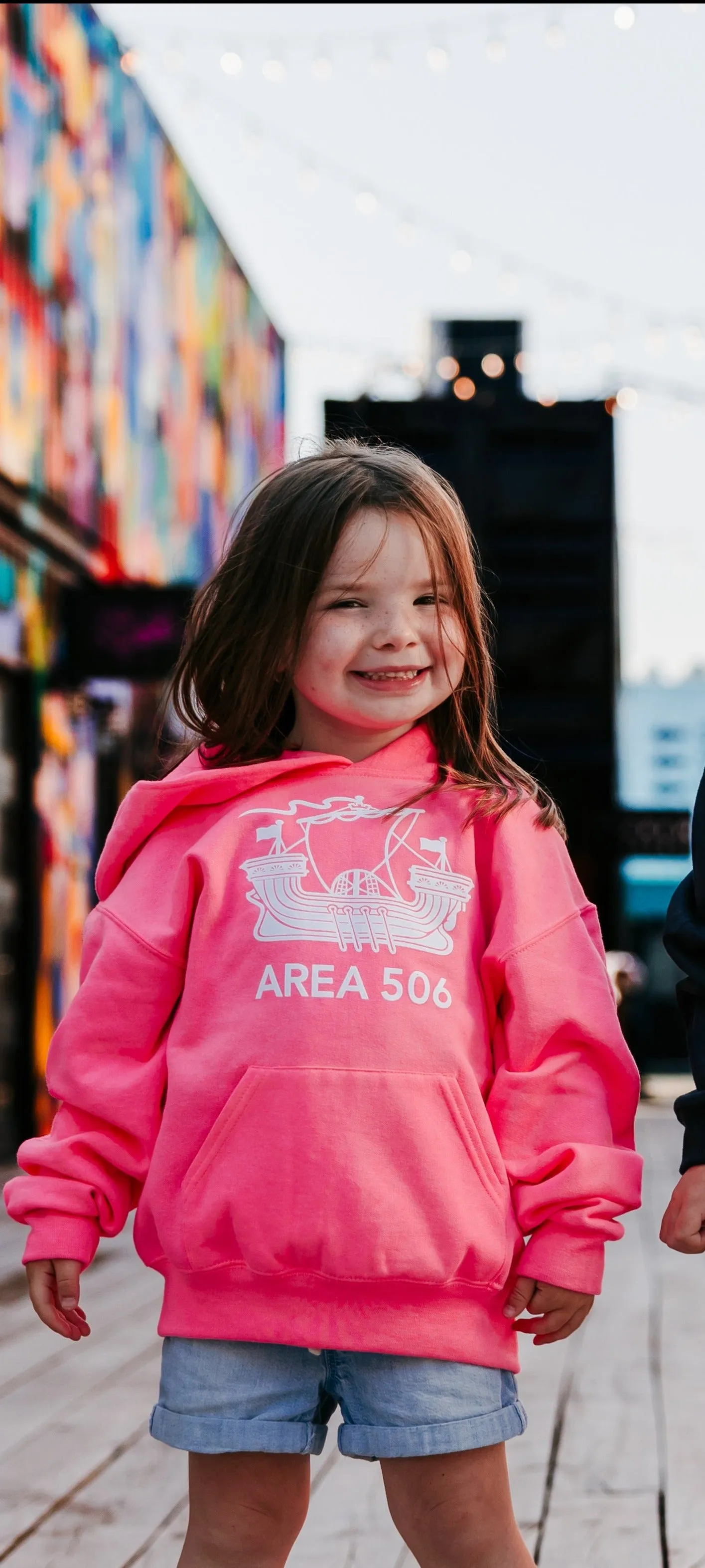 Kids' AREA 506 Ship Logo Hoodie