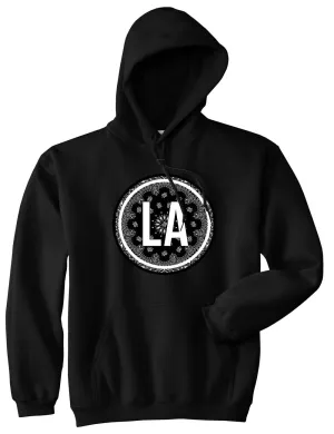 LA Bandana Print Los Angeles Pullover Hoodie Hoody