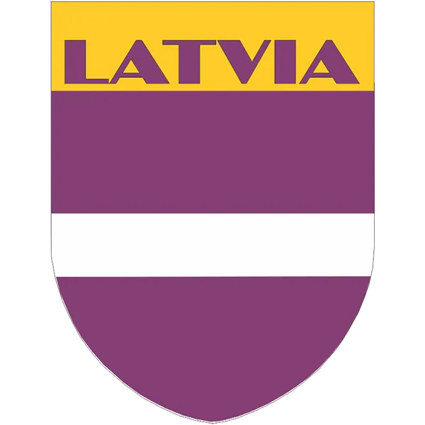 Latvia Flag Shield Style