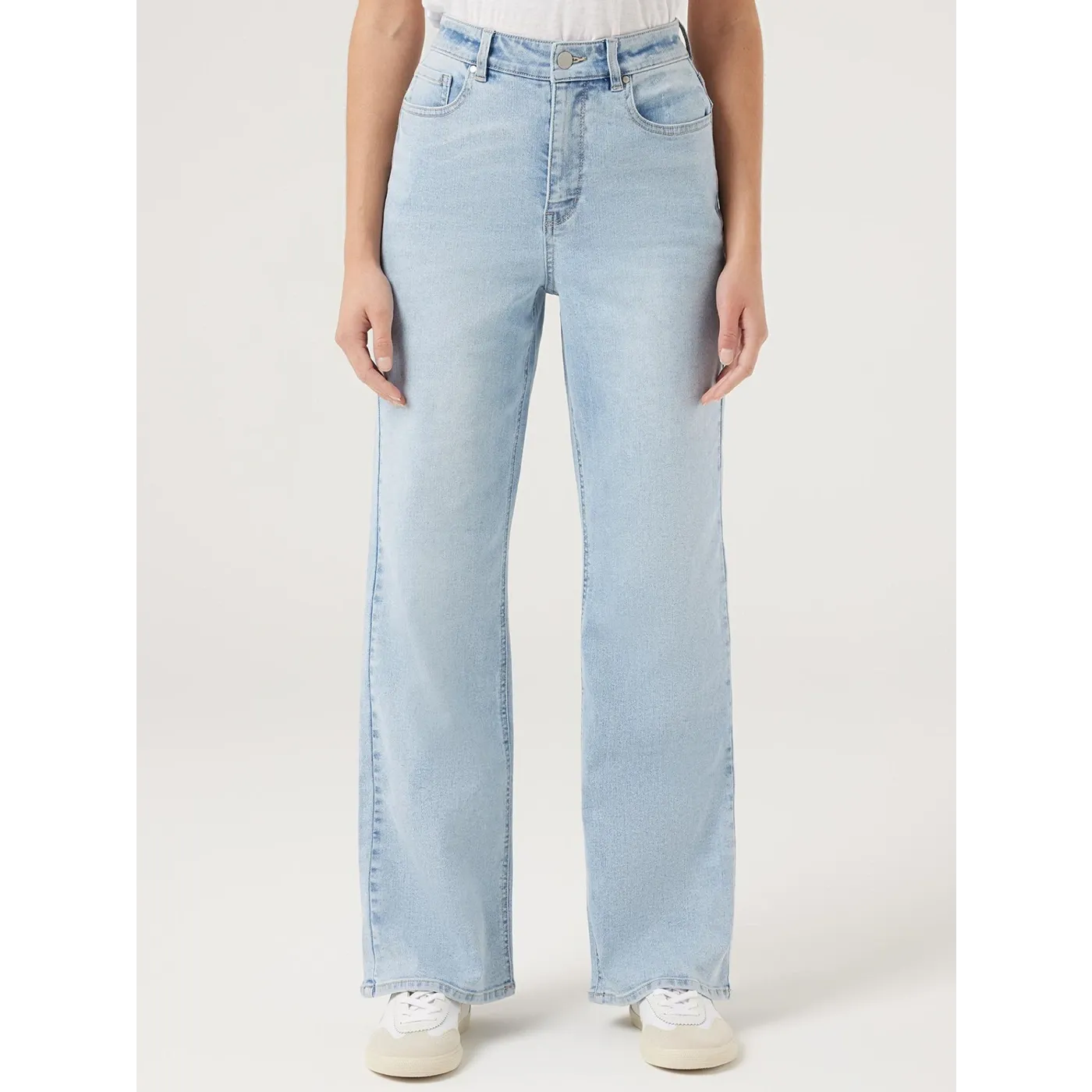 Light Blue Wide Leg Jeans