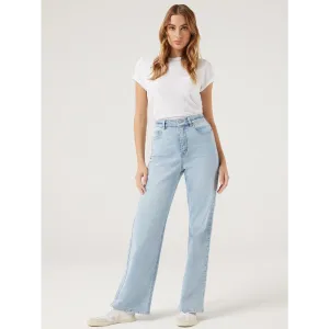 Light Blue Wide Leg Jeans