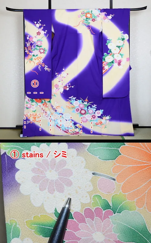 Long-sleeved kimono / Furisode / FK#619