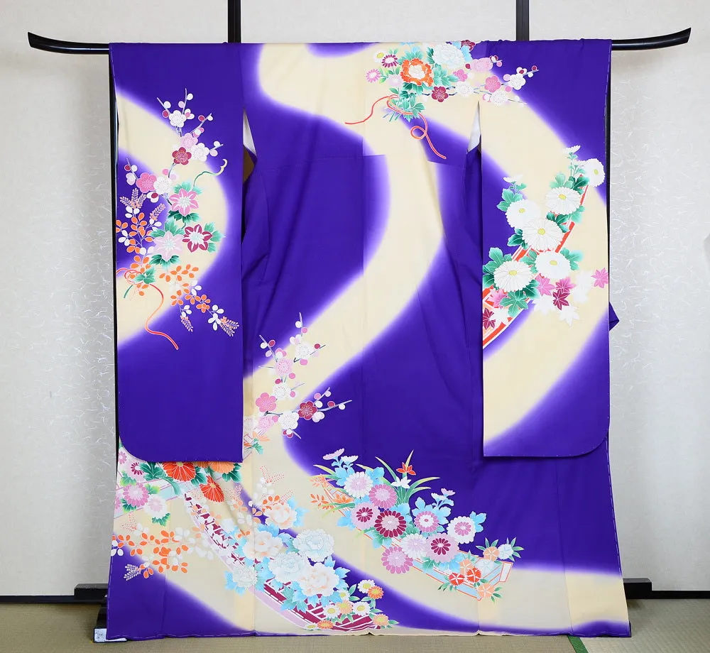 Long-sleeved kimono / Furisode / FK#619